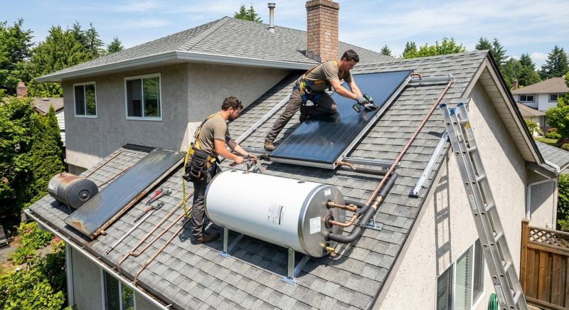 Solar Water Heater Replacement in Columbus, OH