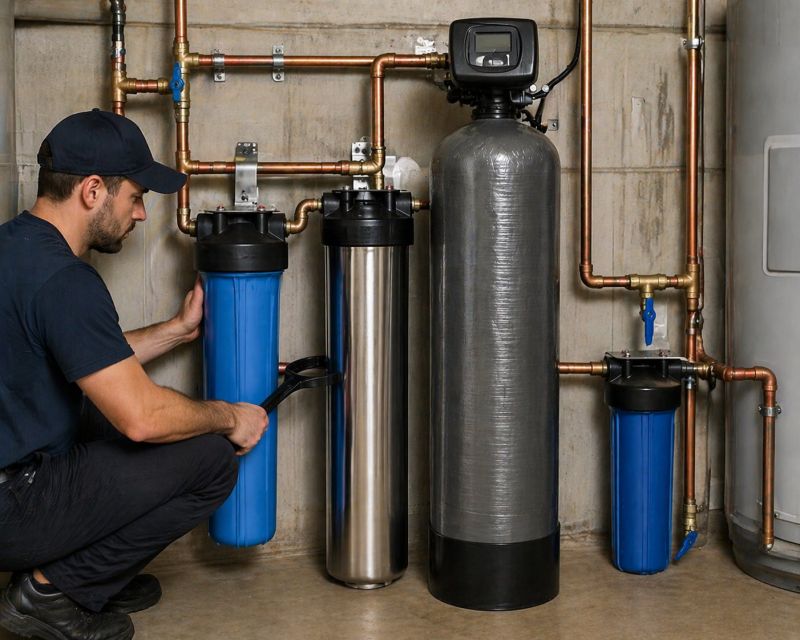 Water Filtration Installation in Columbus, OH